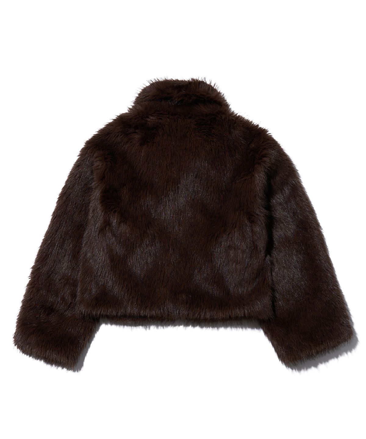 유희(YOUHEE) LONG HAIR FUR JACKET BROWN