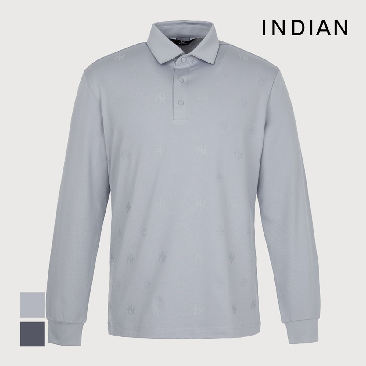 인디안(INDIAN) 심볼 올오버 프린트 티셔츠_MIGAL4W9311