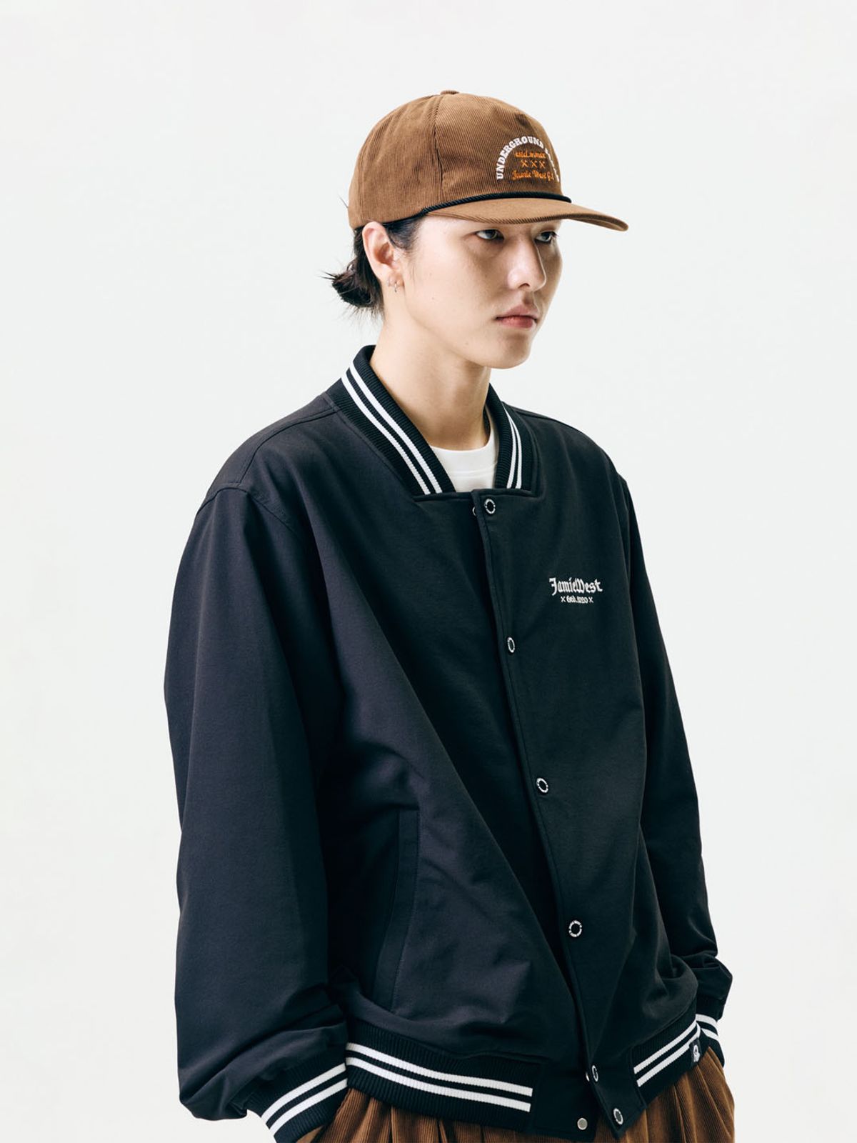 제이미웨스트(JAMIE WEST) 코듀로이 트러커 볼캡 (브라운)