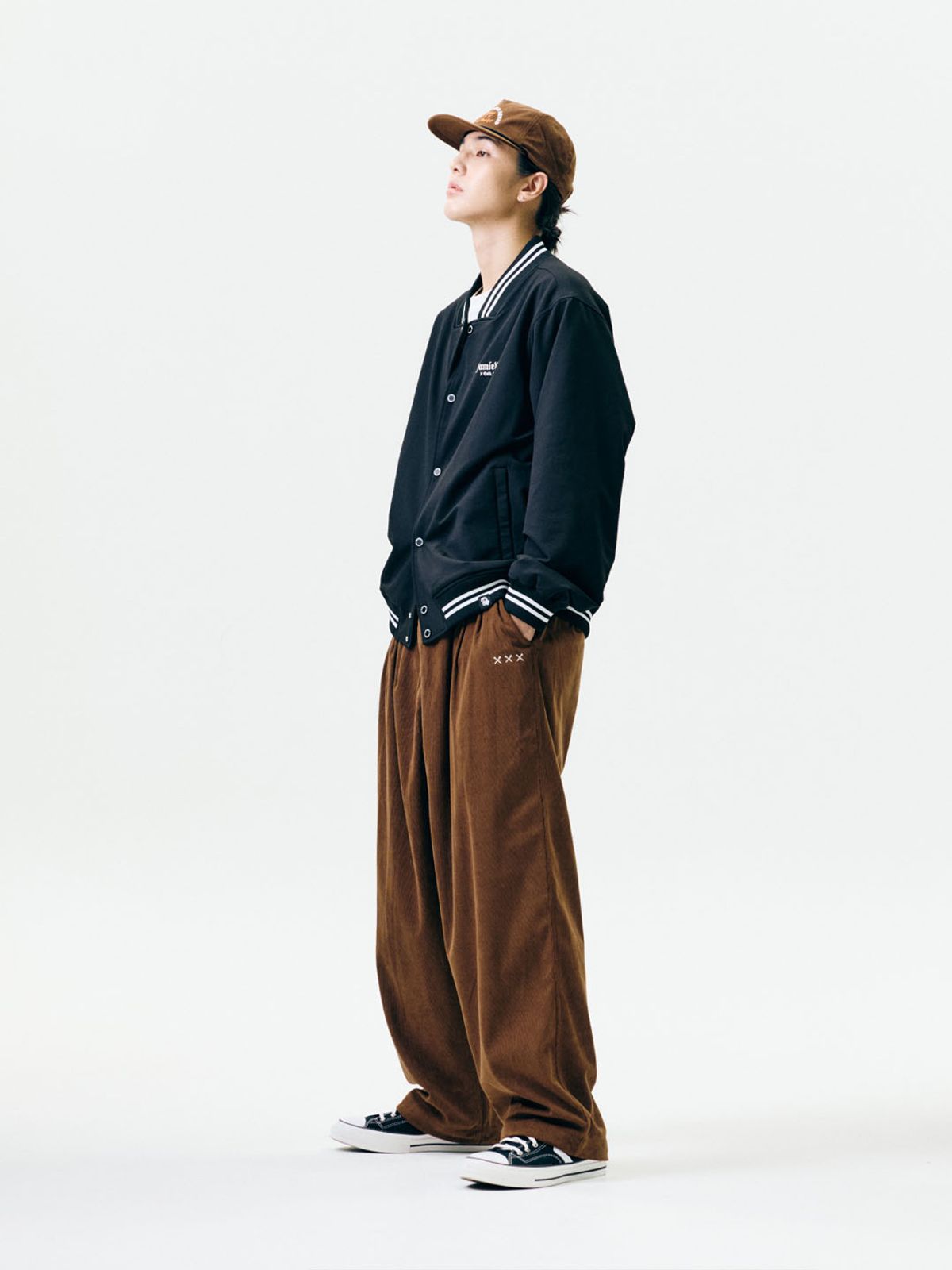 제이미웨스트(JAMIE WEST) 코듀로이 트러커 볼캡 (브라운)