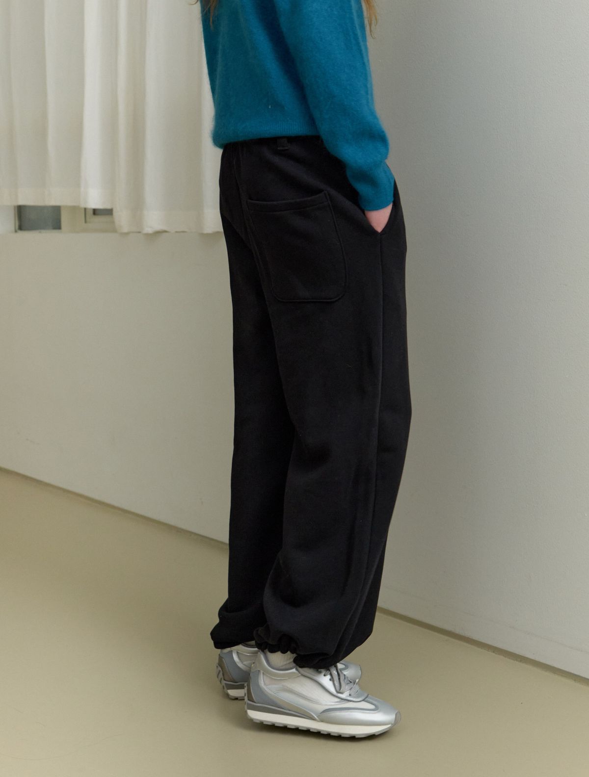 클루니(CLUNY) Easy mood wide pants - black