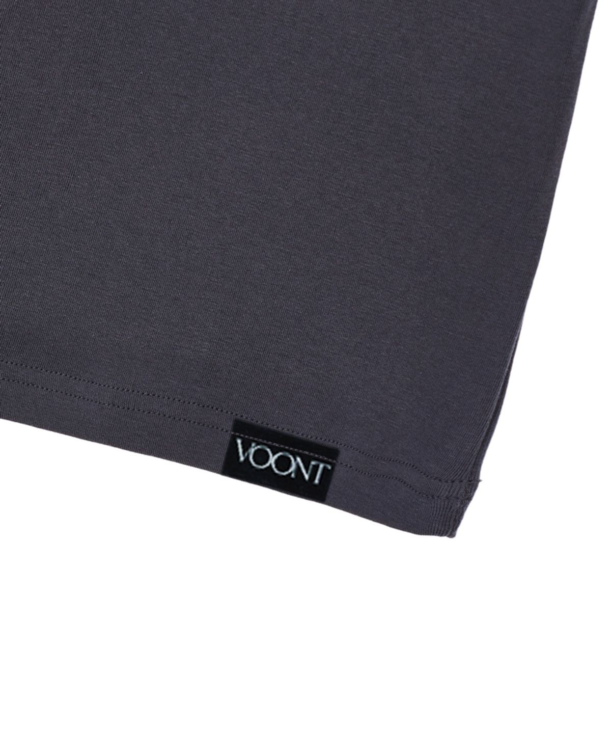 분트(VOONT) VT Basic Tee (CHARCOAL)