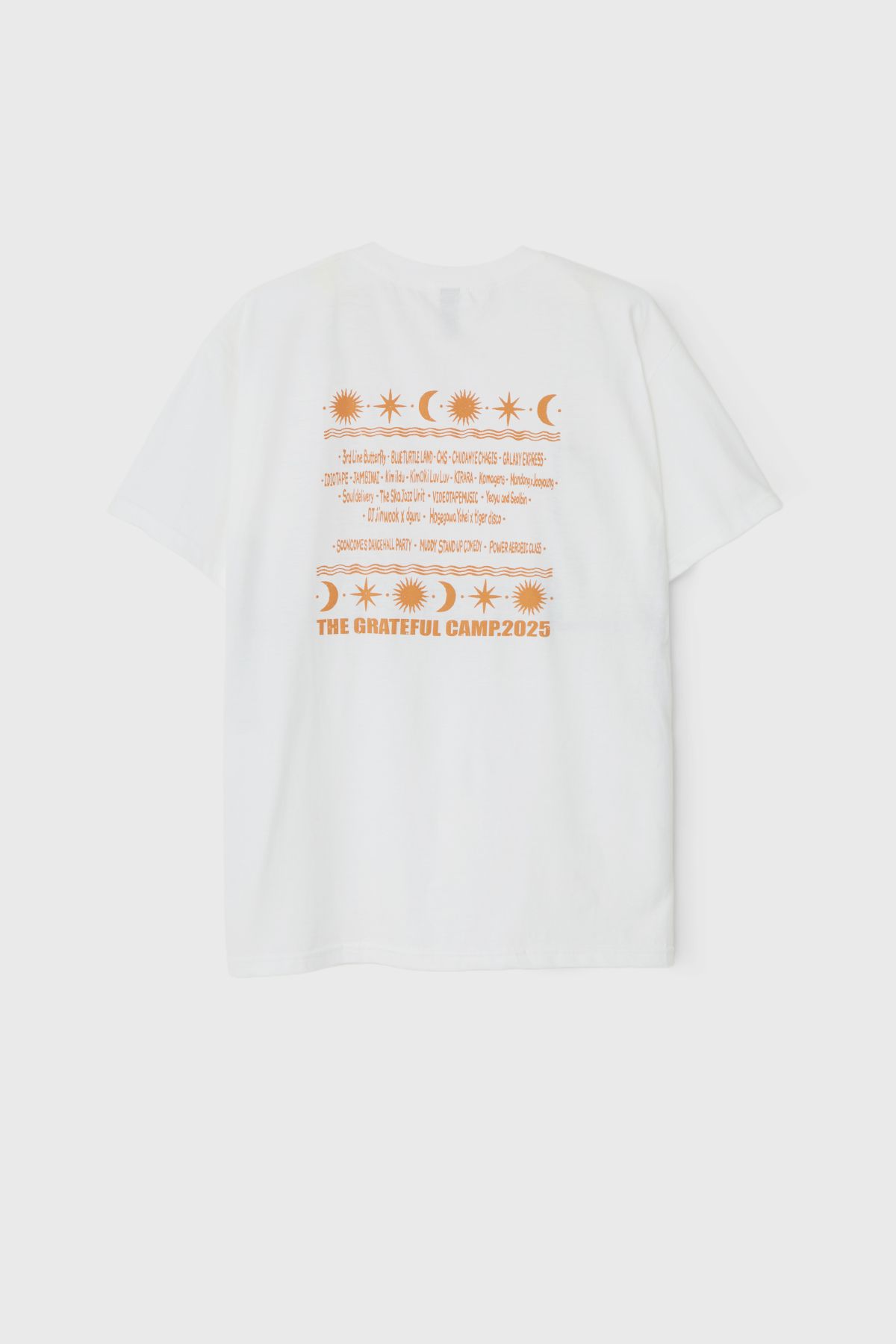 벌스데이수트(BIRTHDAYSUIT) [BDS X TGC] THE GRATEFUL CAMP T-SHIRT (WHITE)