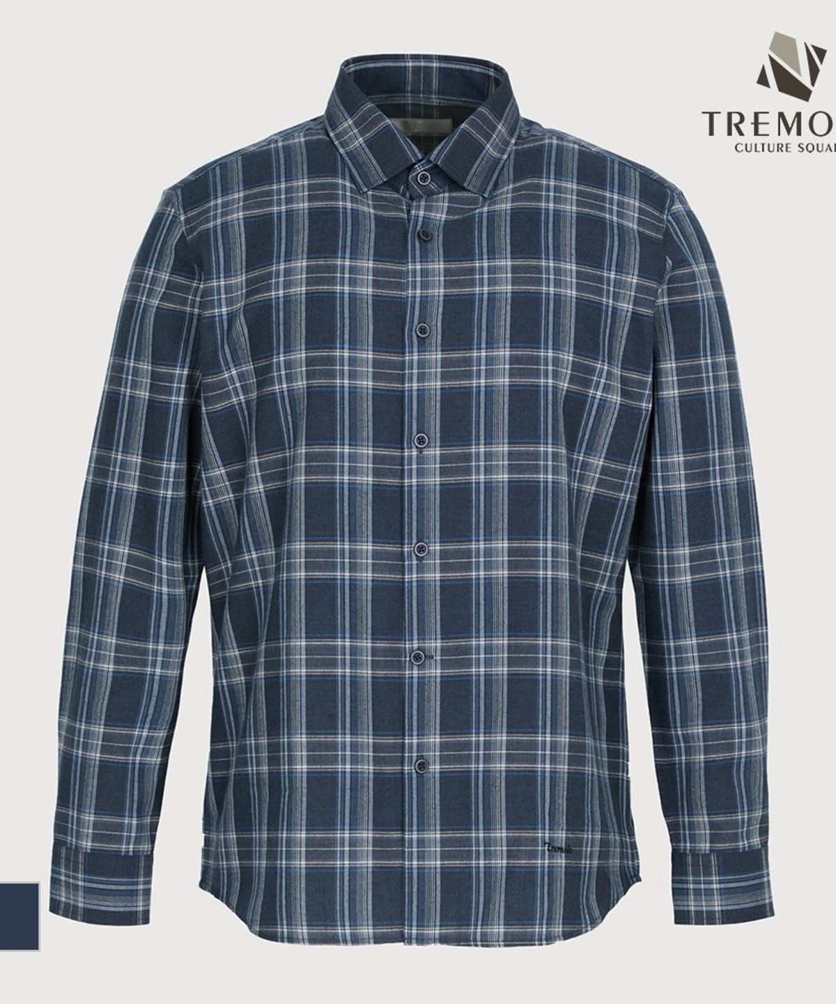 트레몰로(TREMOLO) 체크패턴 캐주얼 셔츠_TRBNL3F8471