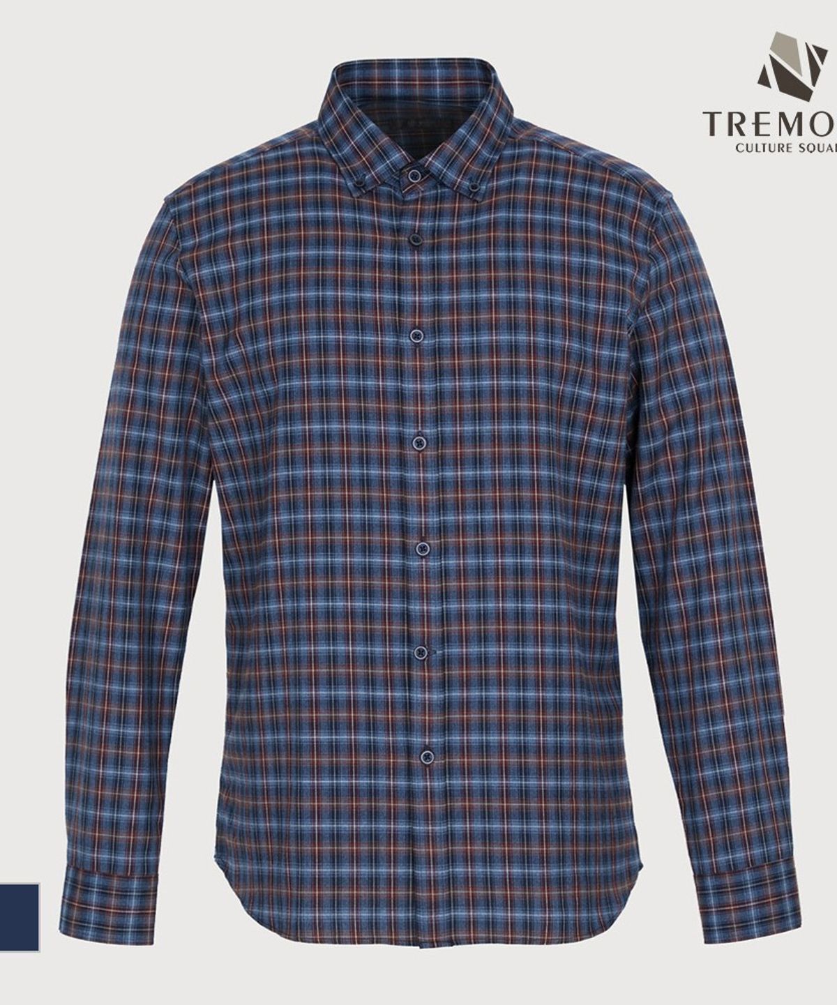트레몰로(TREMOLO) 체크패턴 캐주얼 셔츠_TRNNL3F8531