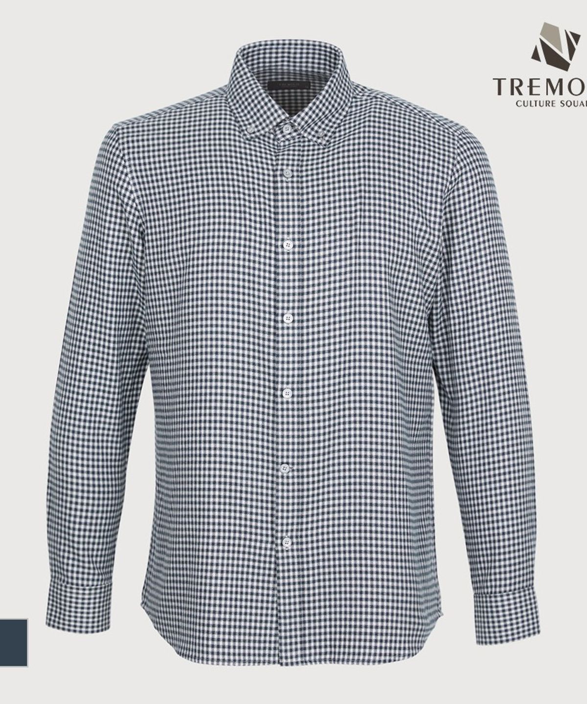 트레몰로(TREMOLO) 체크패턴 긴팔 셔츠_TRNNL3F8511