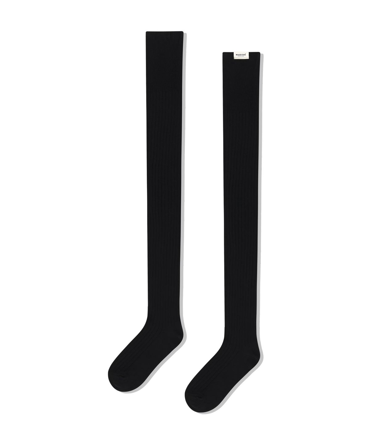 마리떼 프랑소와 저버(MARITHÉ + FRANҪOIS GIRBAUD) W OVER KNEE LONG SOCKS black