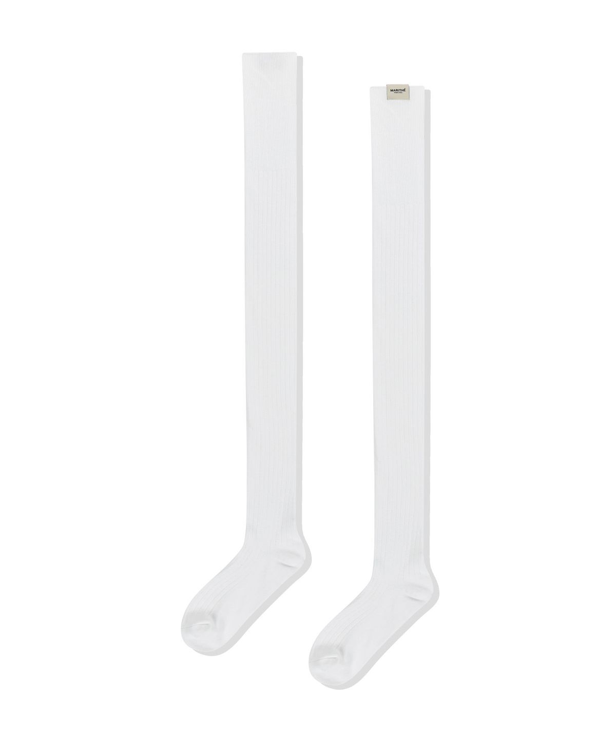 마리떼 프랑소와 저버(MARITHÉ + FRANҪOIS GIRBAUD) W OVER KNEE LONG SOCKS white