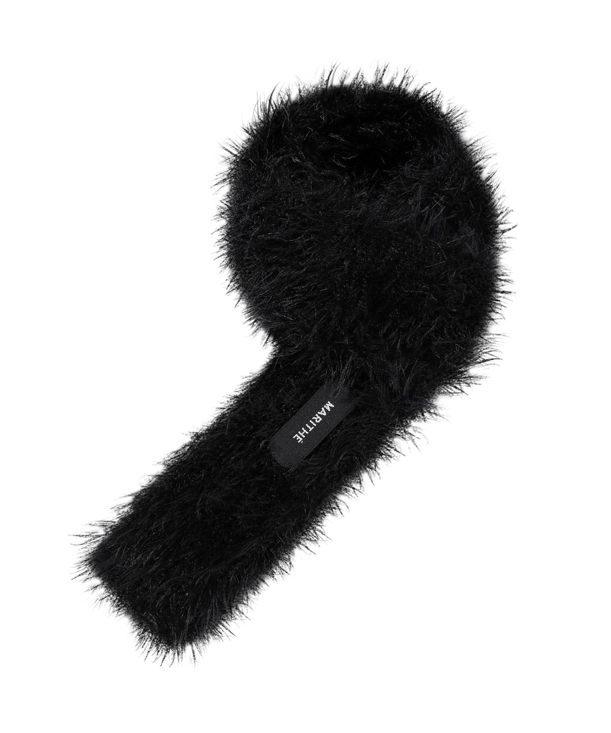 마리떼 프랑소와 저버(MARITHÉ + FRANҪOIS GIRBAUD) REGULAR LOGO SLIM MUFFLER black
