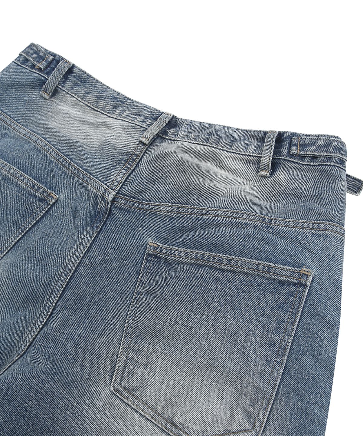 그레일즈(GRAILZ) DIRTY WASHED DENIM PANTS [BLUE]
