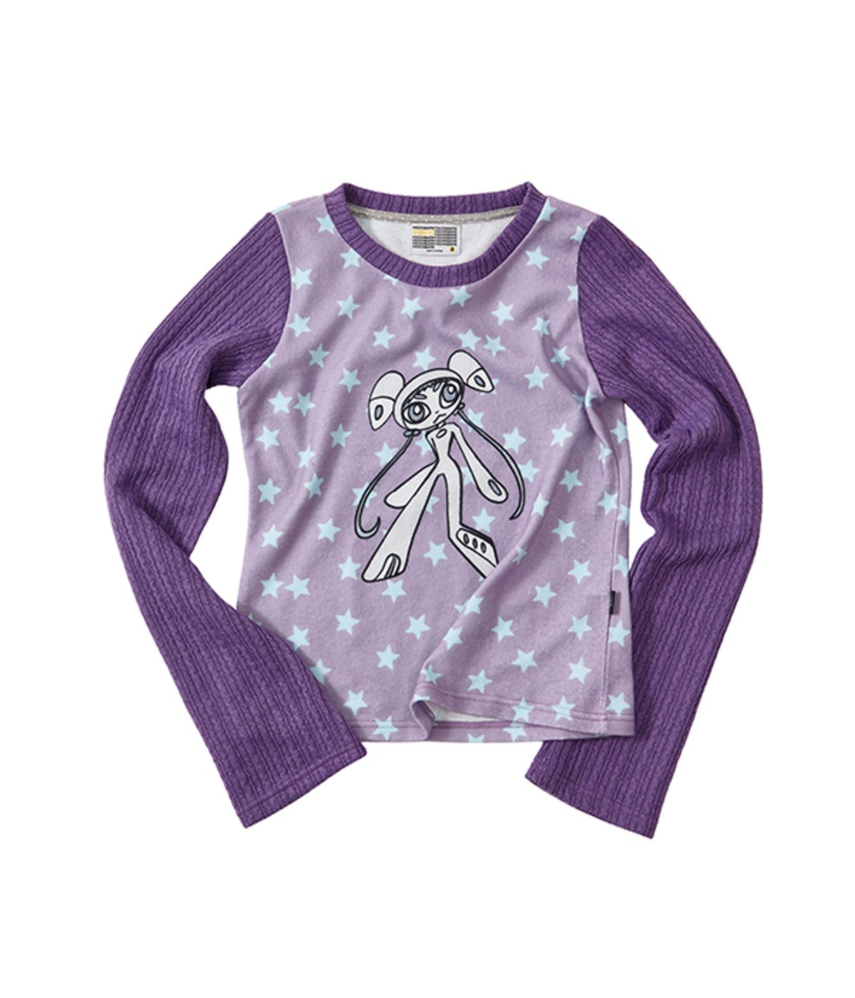 유쓰배쓰(YOUTHBATH) Twist Knit Long Sleeve Top_dusty purple