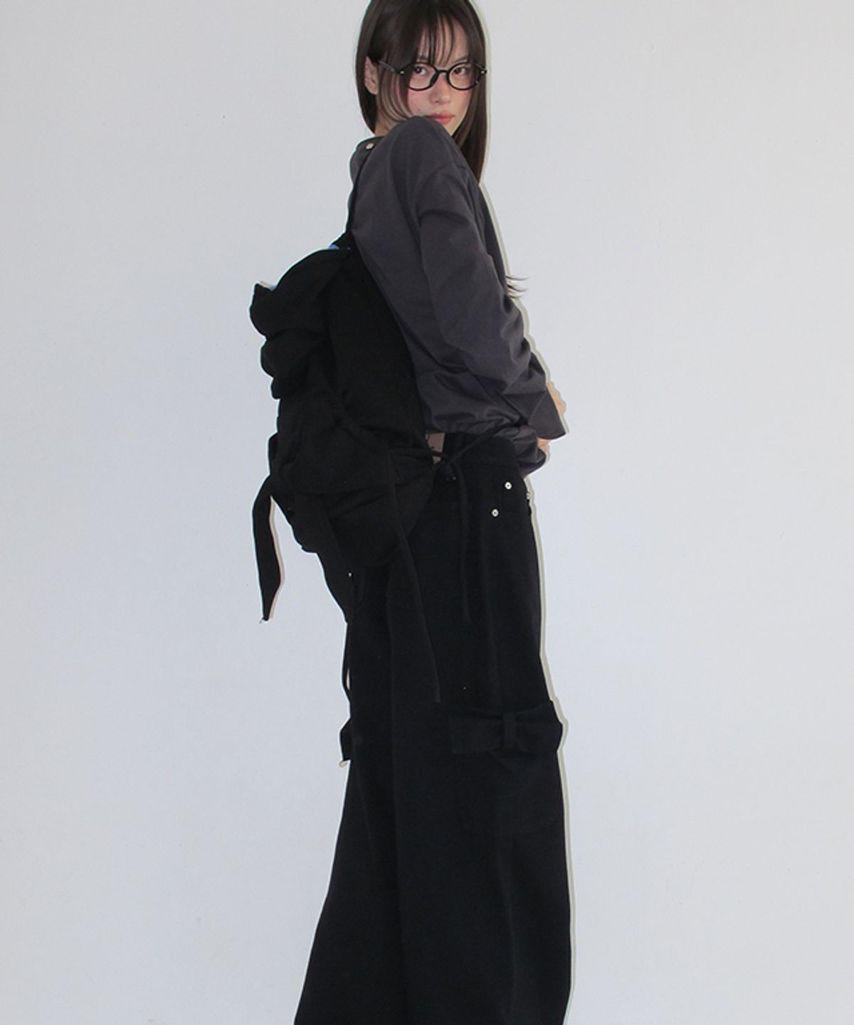 RONRON RIBBON HOOD SHOES BAG ribbon 韓国 RONRON(ロンロン) バック 