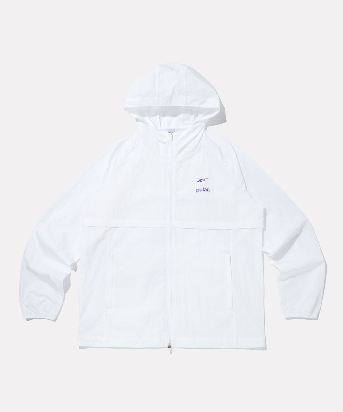 리복(REEBOK) Reebok X Pular 러닝 경량 윈드브레이커 - 화이트