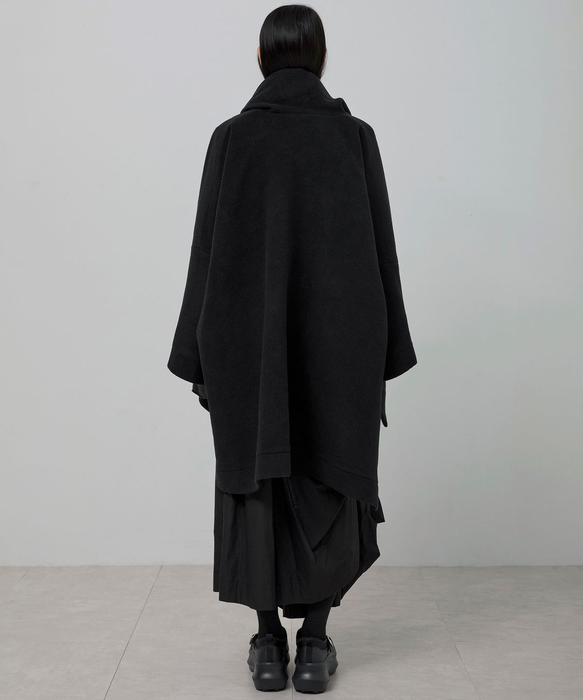 플레어업(FLAREUP) Wool Muffler Coat (FL-051_Black)