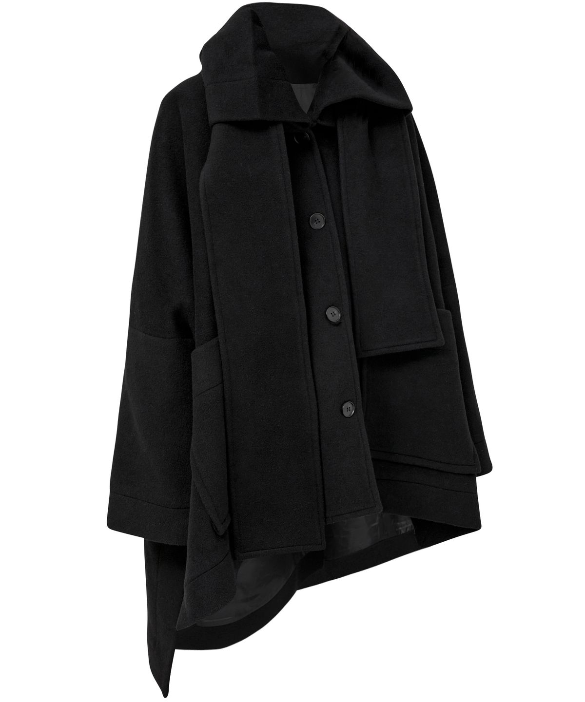 플레어업(FLAREUP) Wool Muffler Coat (FL-051_Black)