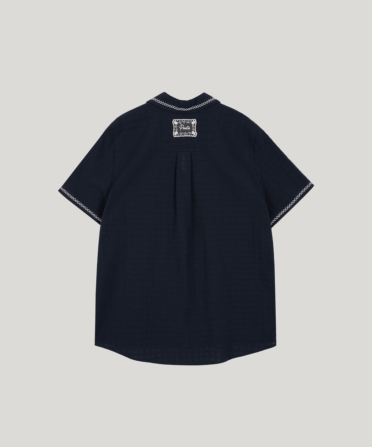포에트서울(POETSEOUL) stitch check summer jacket_navy