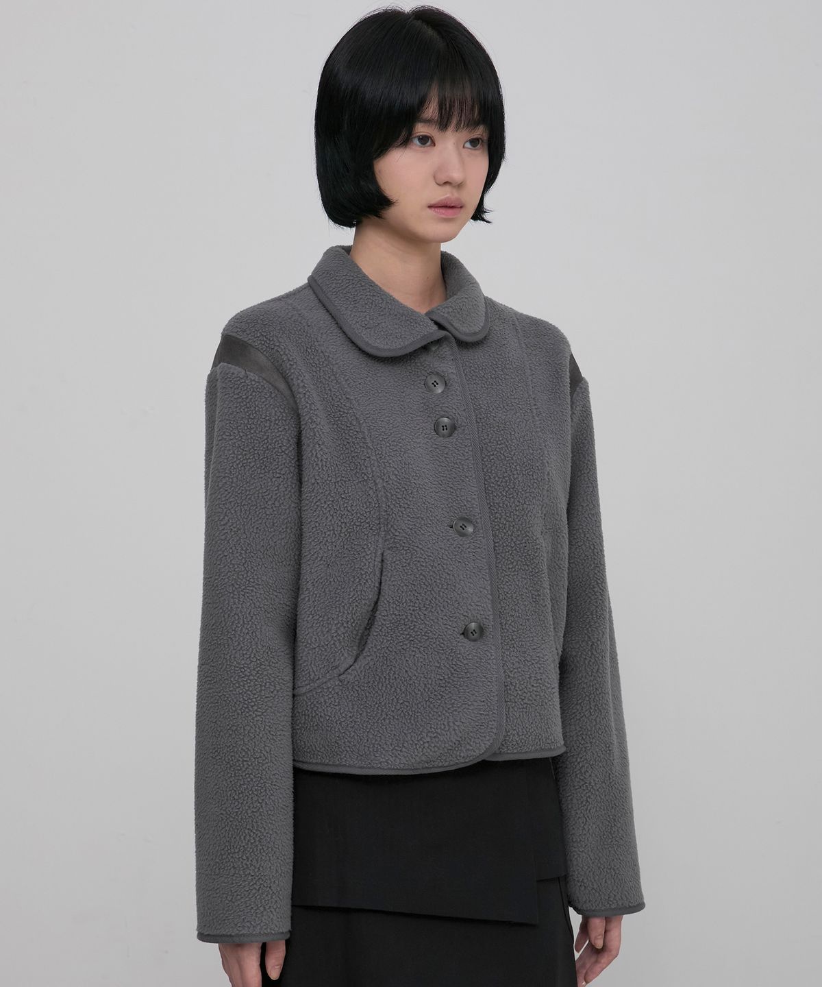 플레어업(FLAREUP) Wave Fleece Jacket (FL-049_Gray)