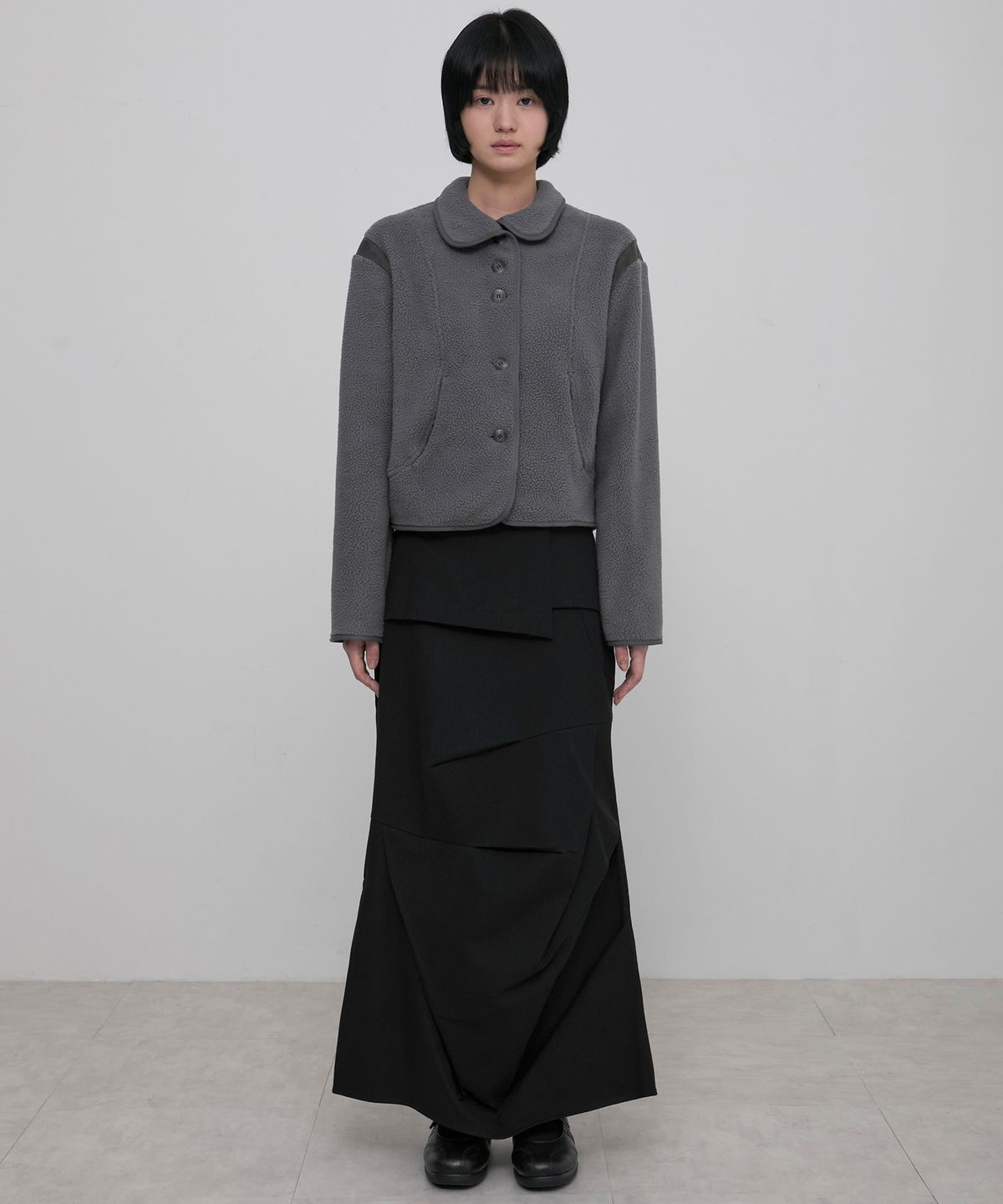 플레어업(FLAREUP) Wave Fleece Jacket (FL-049_Gray)
