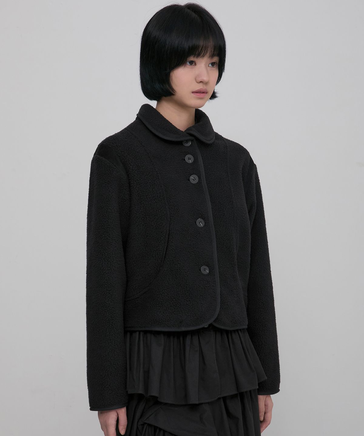 플레어업(FLAREUP) Wave Fleece Jacket (FL-049_Black)