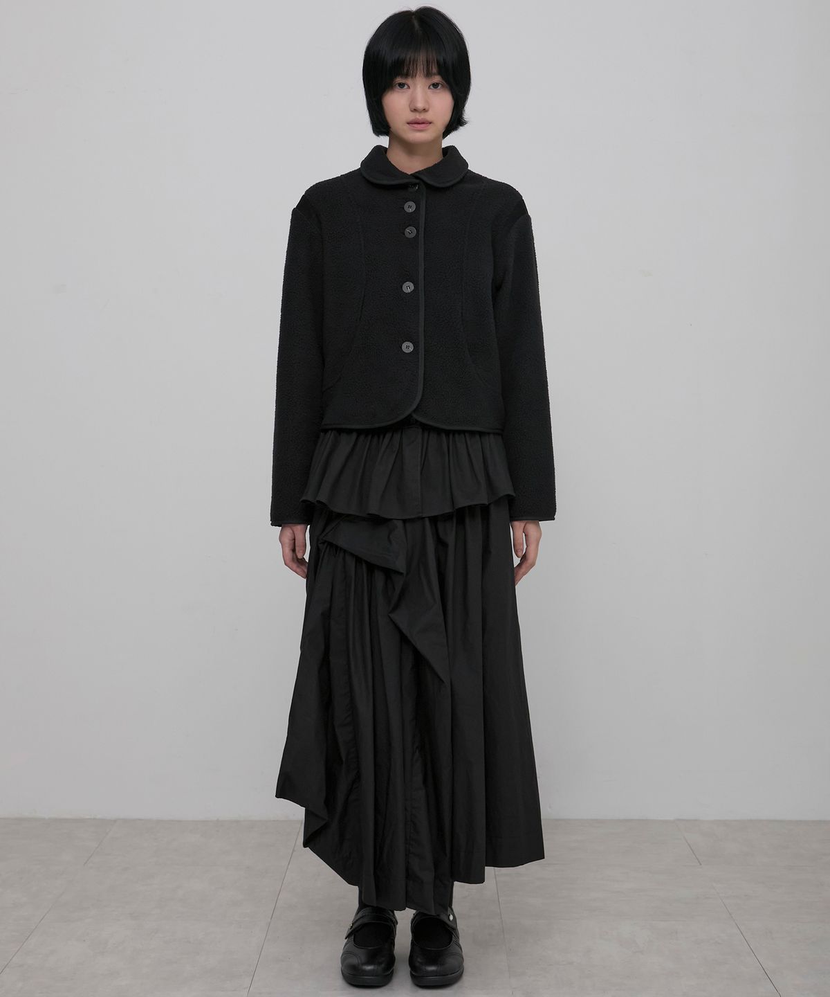 플레어업(FLAREUP) Wave Fleece Jacket (FL-049_Black)