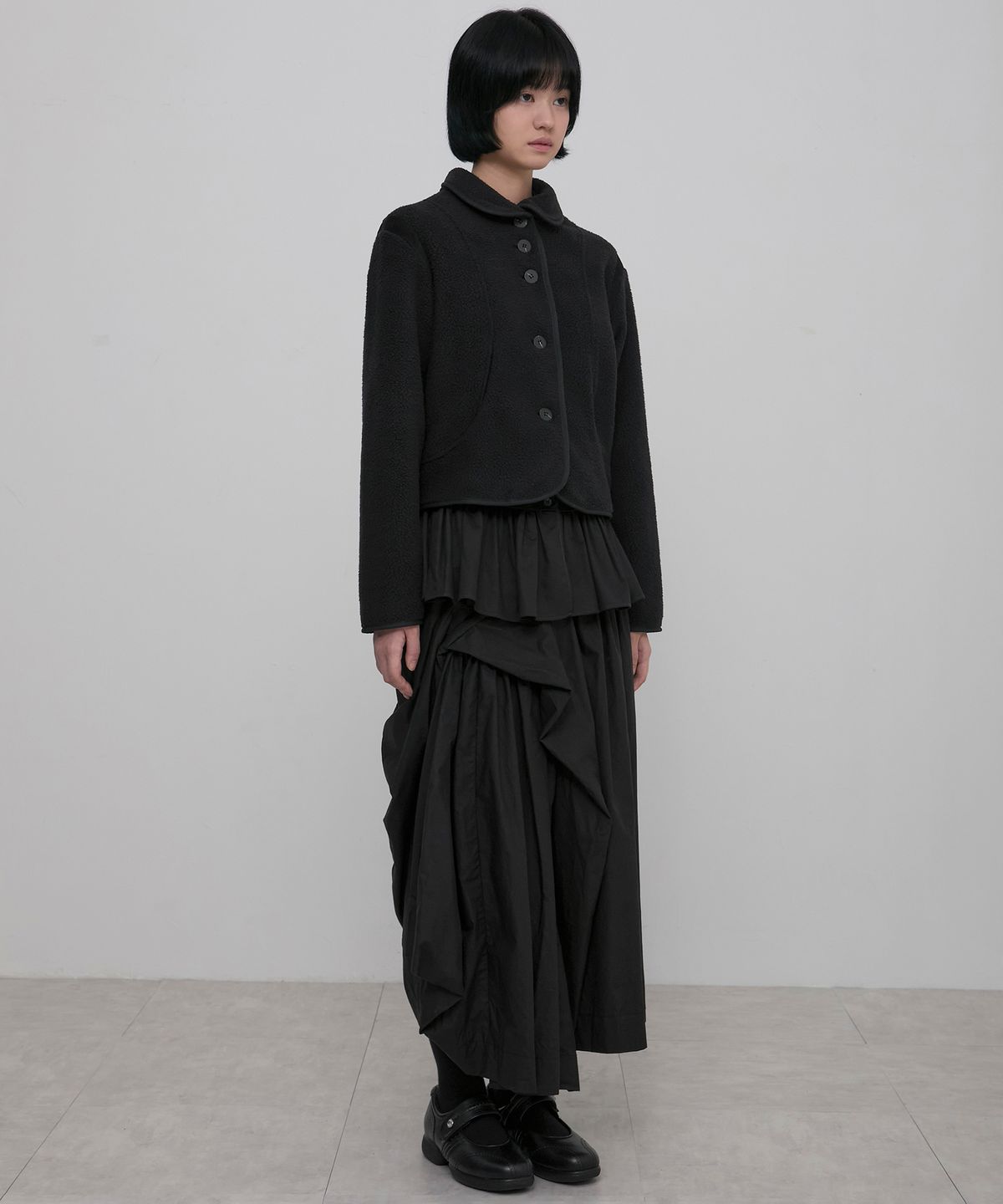 플레어업(FLAREUP) Wave Fleece Jacket (FL-049_Black)