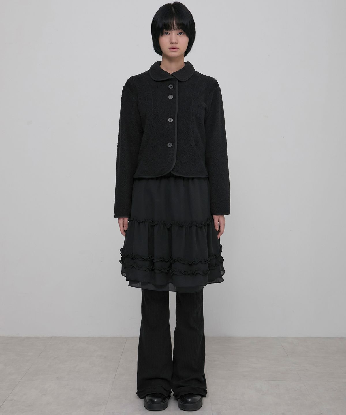 플레어업(FLAREUP) Wave Fleece Jacket (FL-049_Black)