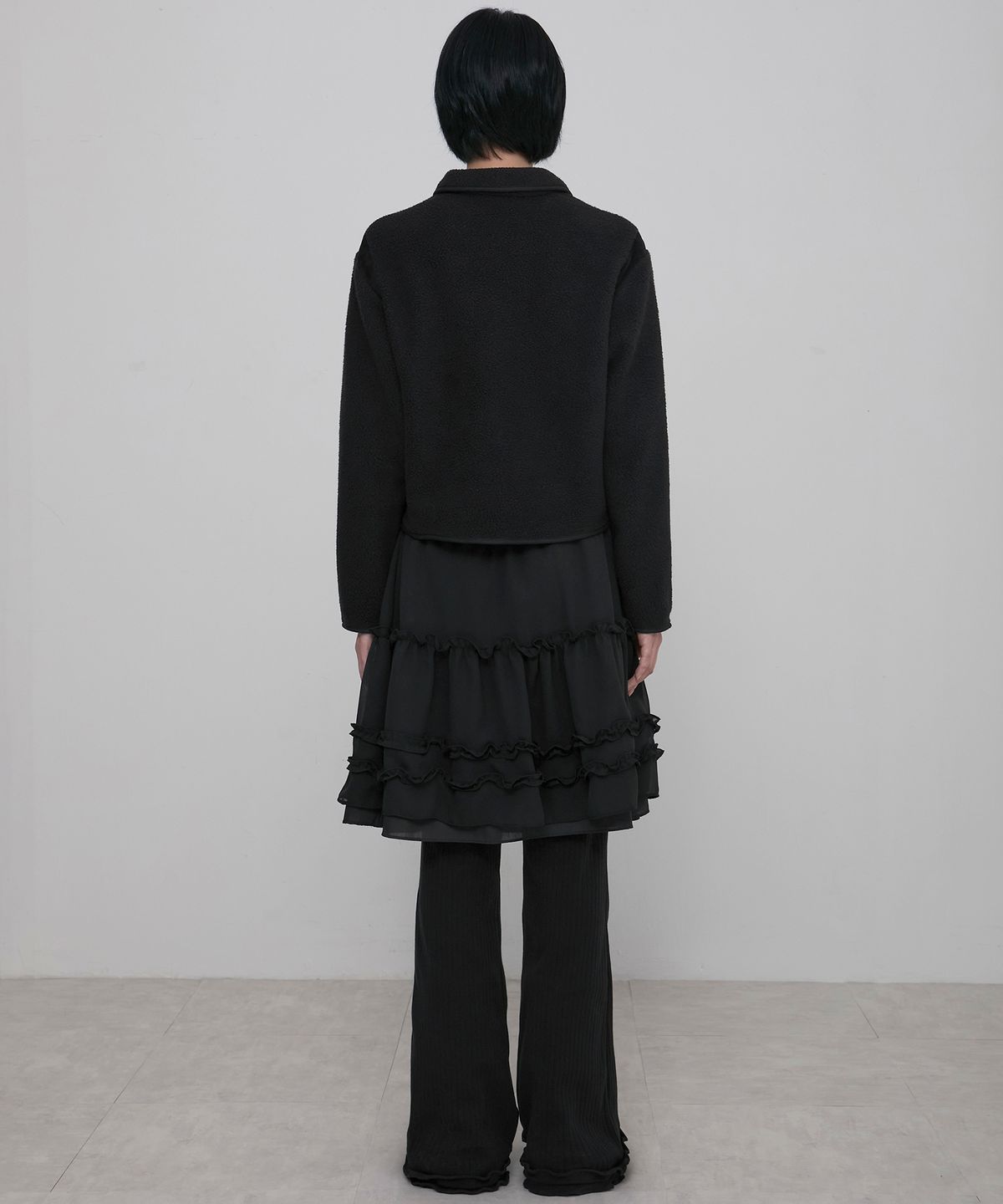 플레어업(FLAREUP) Wave Fleece Jacket (FL-049_Black)