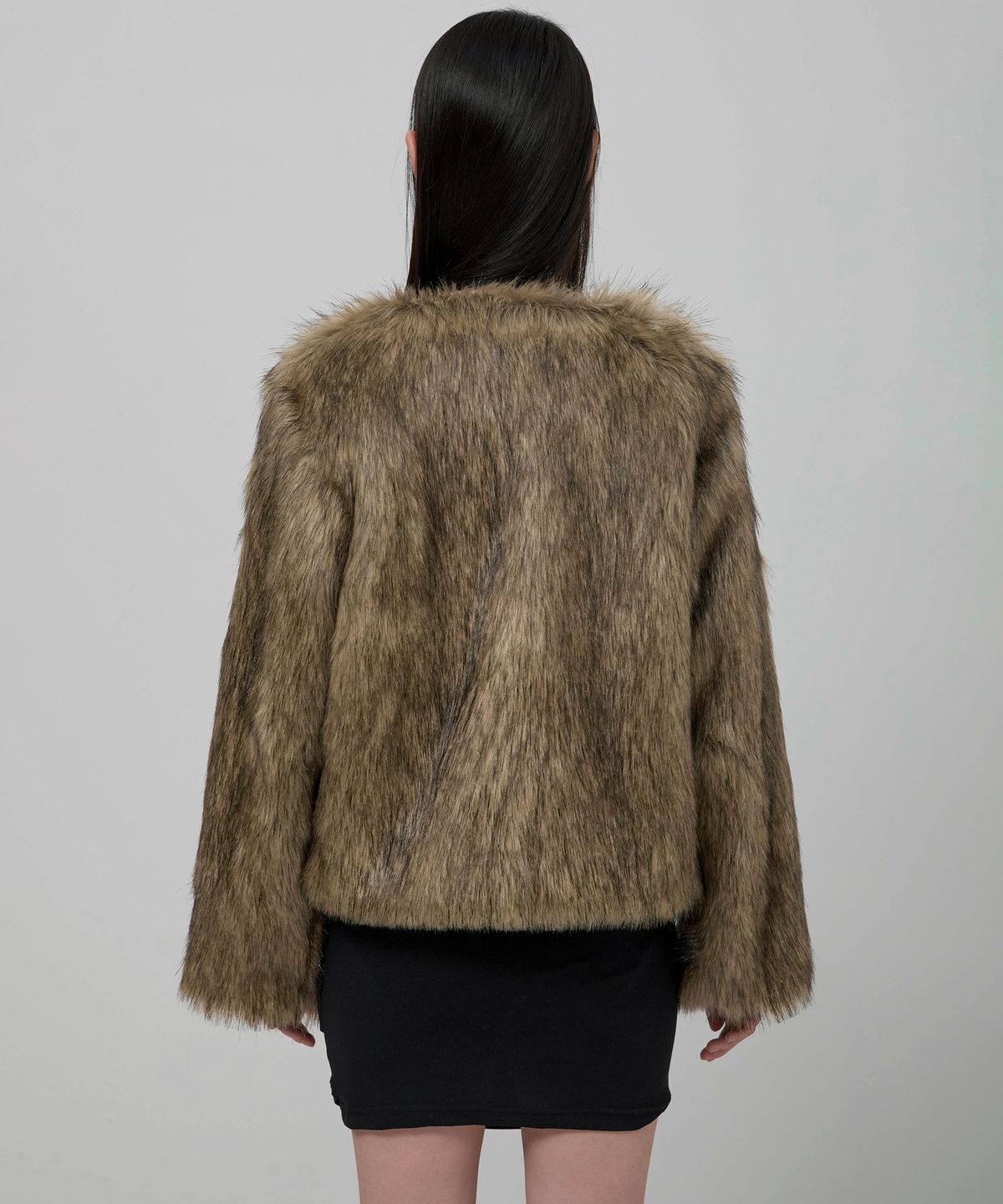 플레어업(FLAREUP) Fur Jacket (FL-046_Brown)