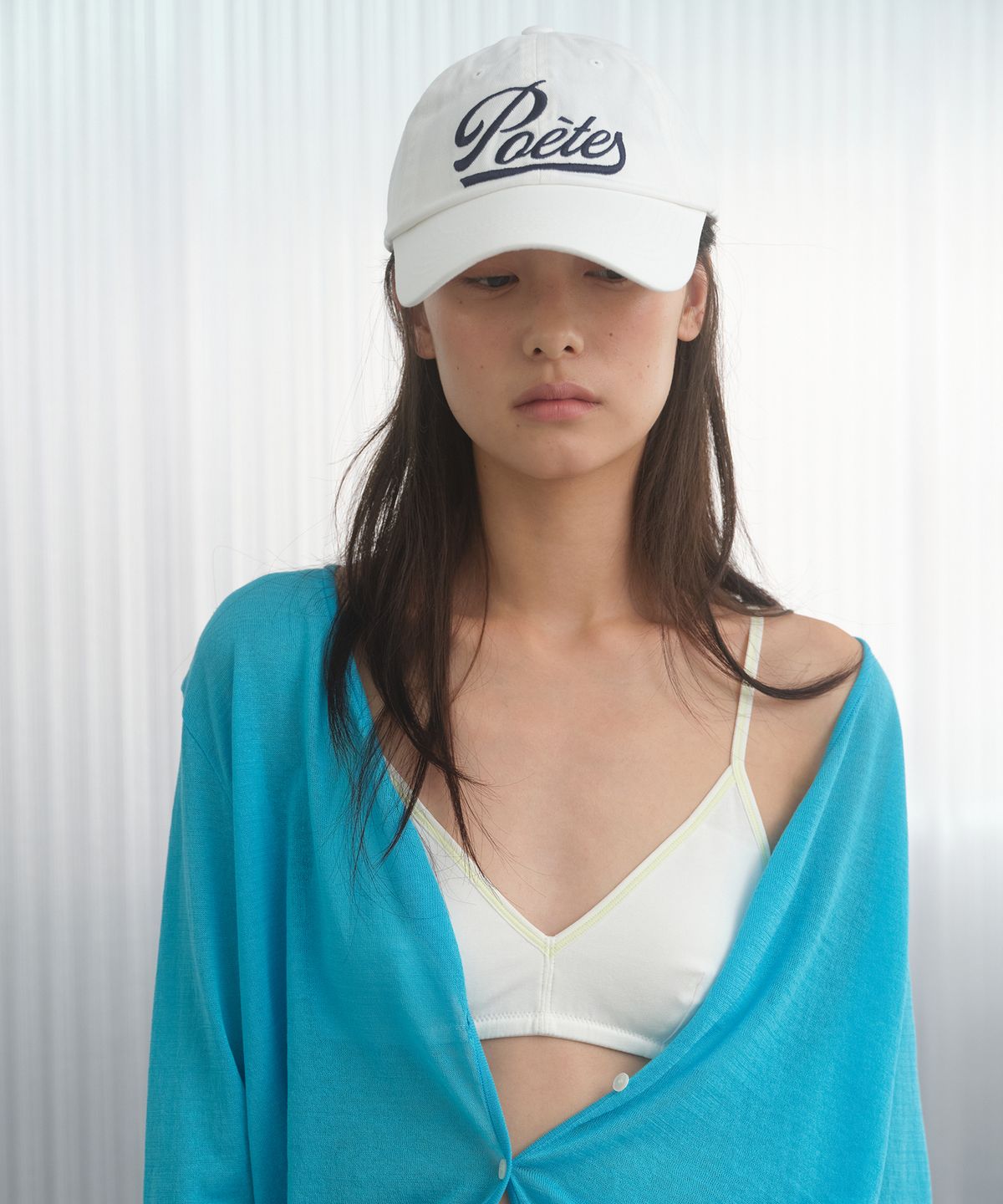 포에트서울(POETSEOUL) poetes classic logo cap_ivory