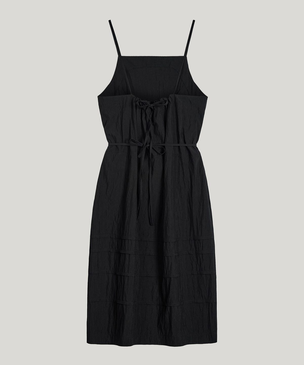 포에트서울(POETSEOUL) bag set pintuck sleeveless dress_black
