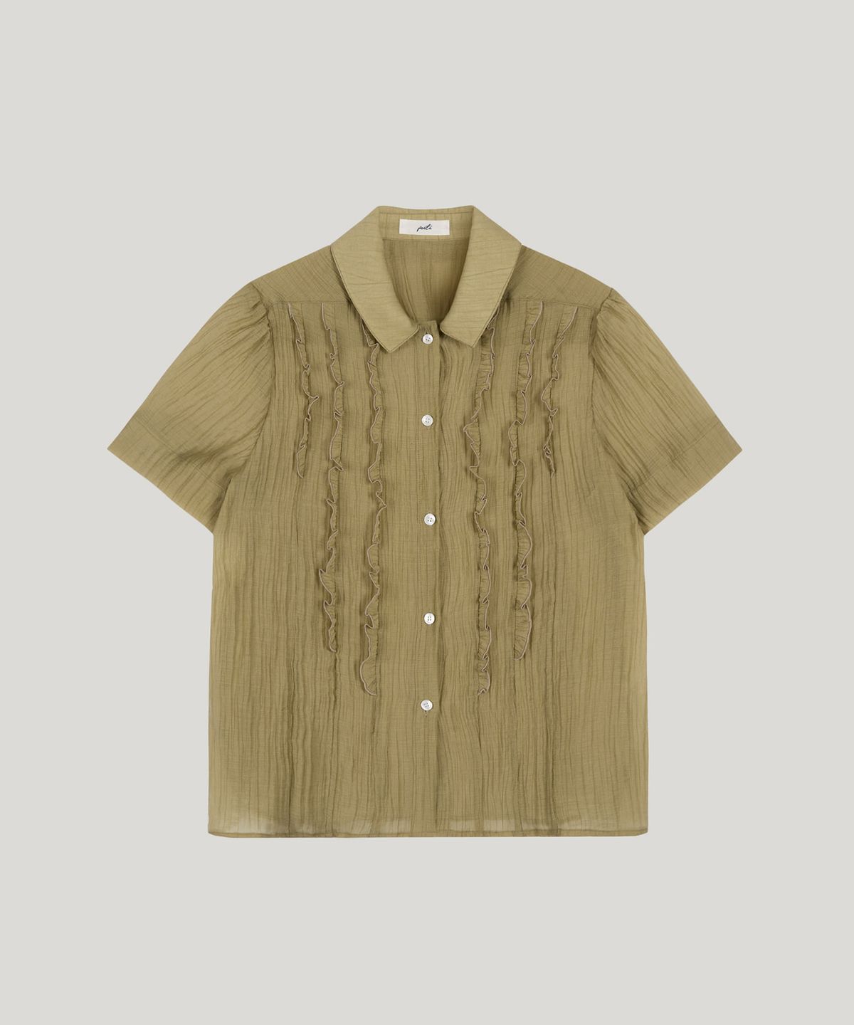 포에트서울(POETSEOUL) breeze fill blouse_olive