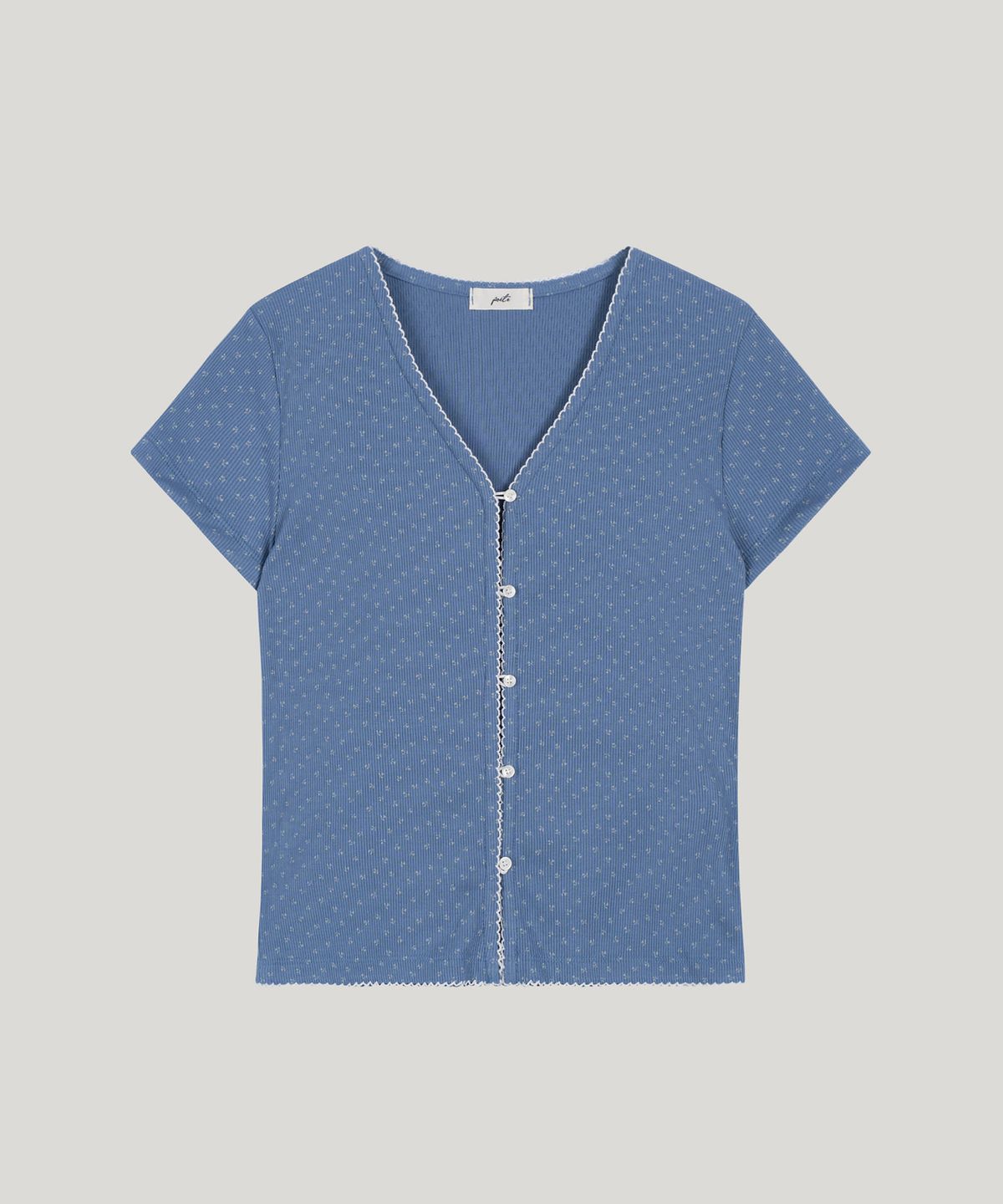 포에트서울(POETSEOUL) floral camisole & cardigan set_blue