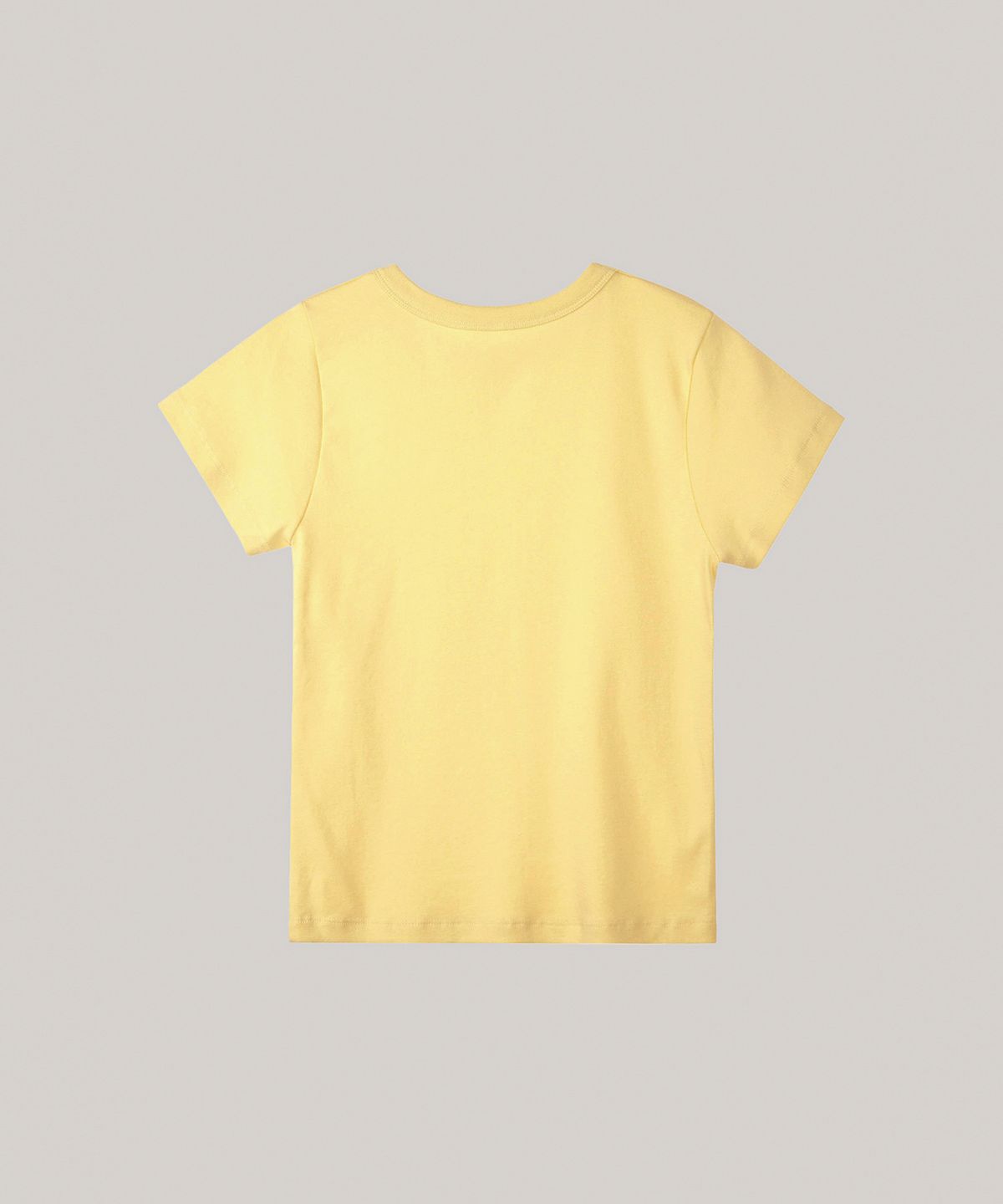 포에트서울(POETSEOUL) basic round t-shirts_light yellow