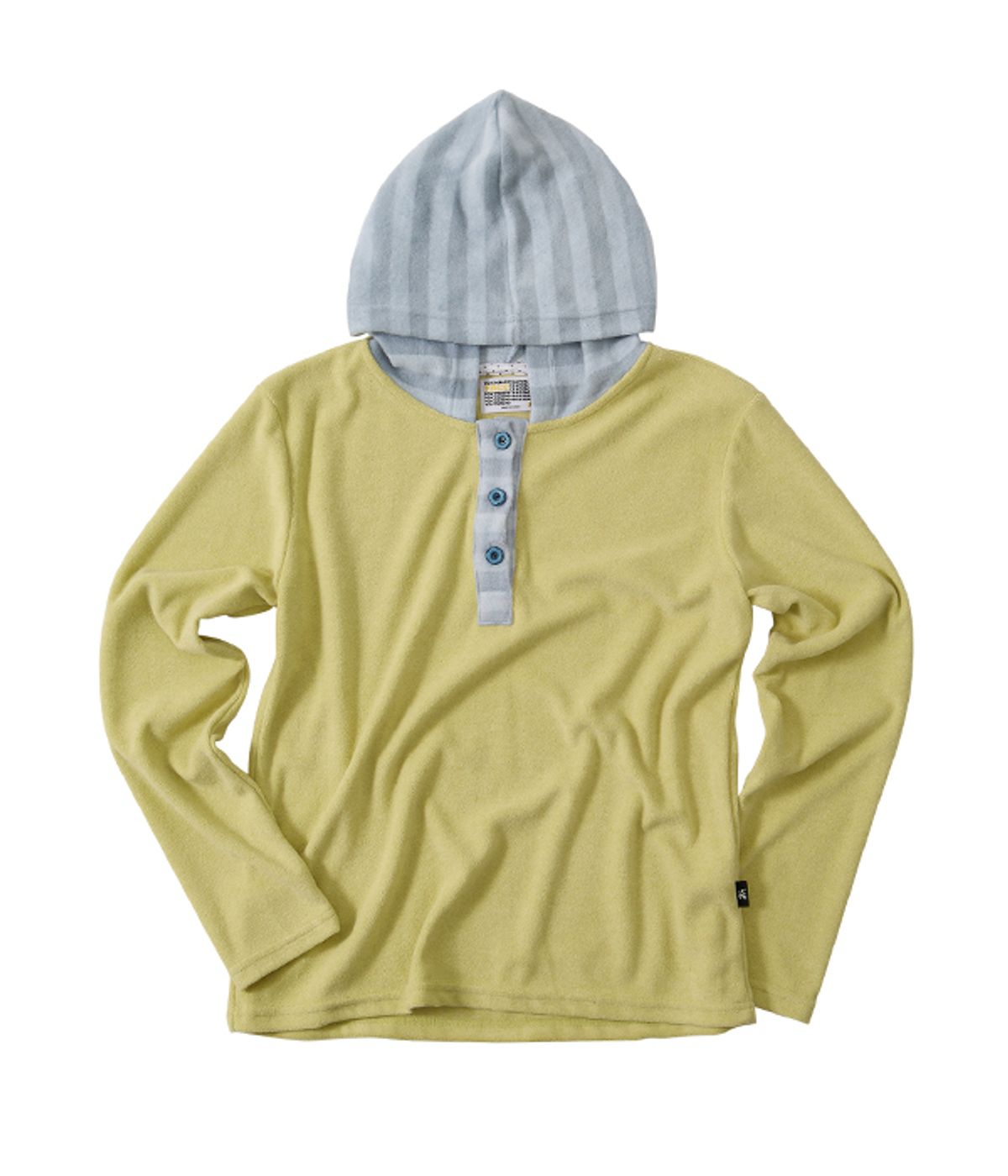 유쓰배쓰(YOUTHBATH) Hooded Henley Tee _lime