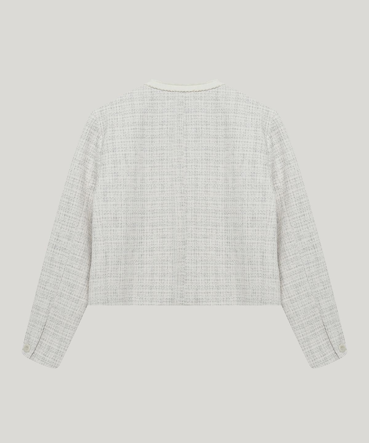 포에트서울(POETSEOUL) lace tweed jacket_ivory/gray