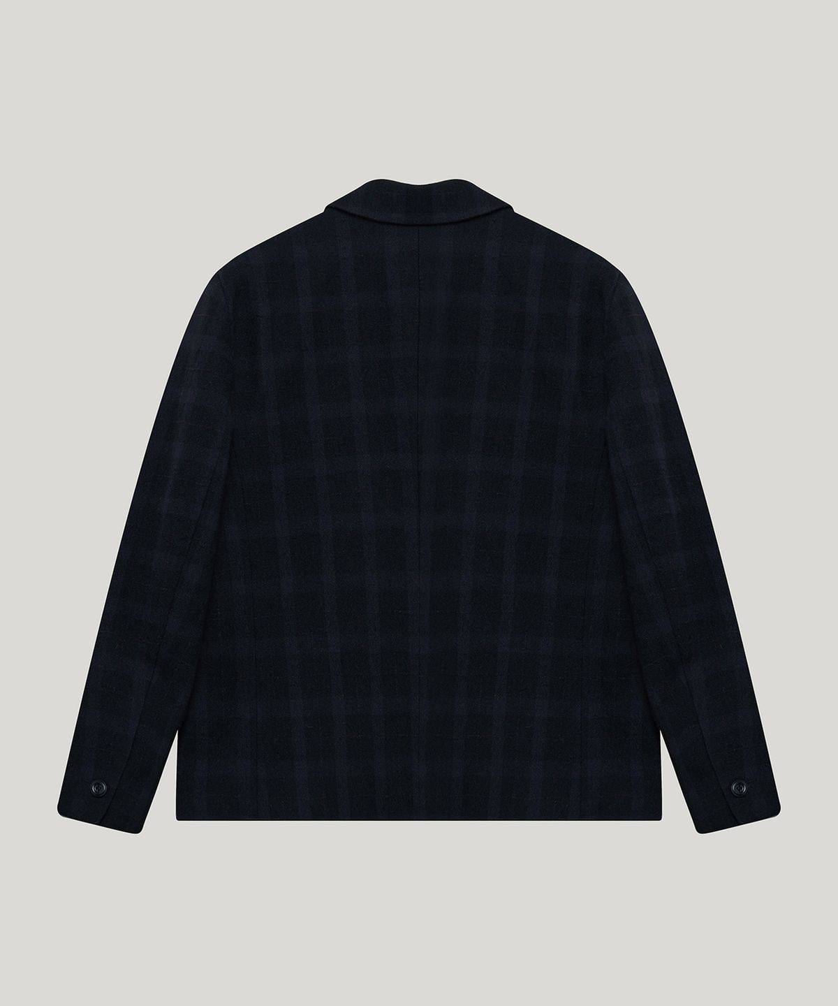 포에트서울(POETSEOUL) soft checkered wool jacket_navy
