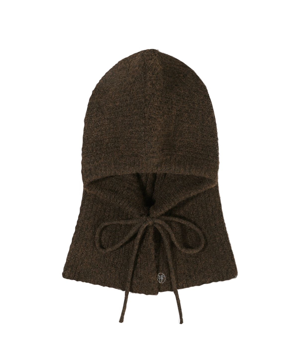 마리떼 프랑소와 저버(MARITHÉ + FRANҪOIS GIRBAUD) CIRCLE LOGO BALACLAVA dark brown