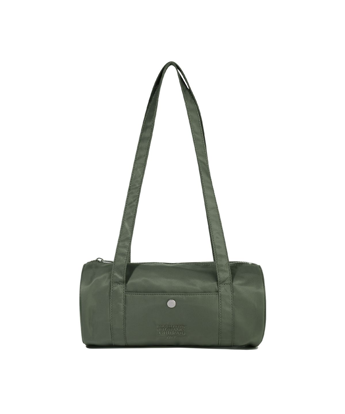 마리떼 프랑소와 저버(MARITHÉ + FRANҪOIS GIRBAUD) CLASSIC LOGO MINI DUFFLE BAG gray khaki