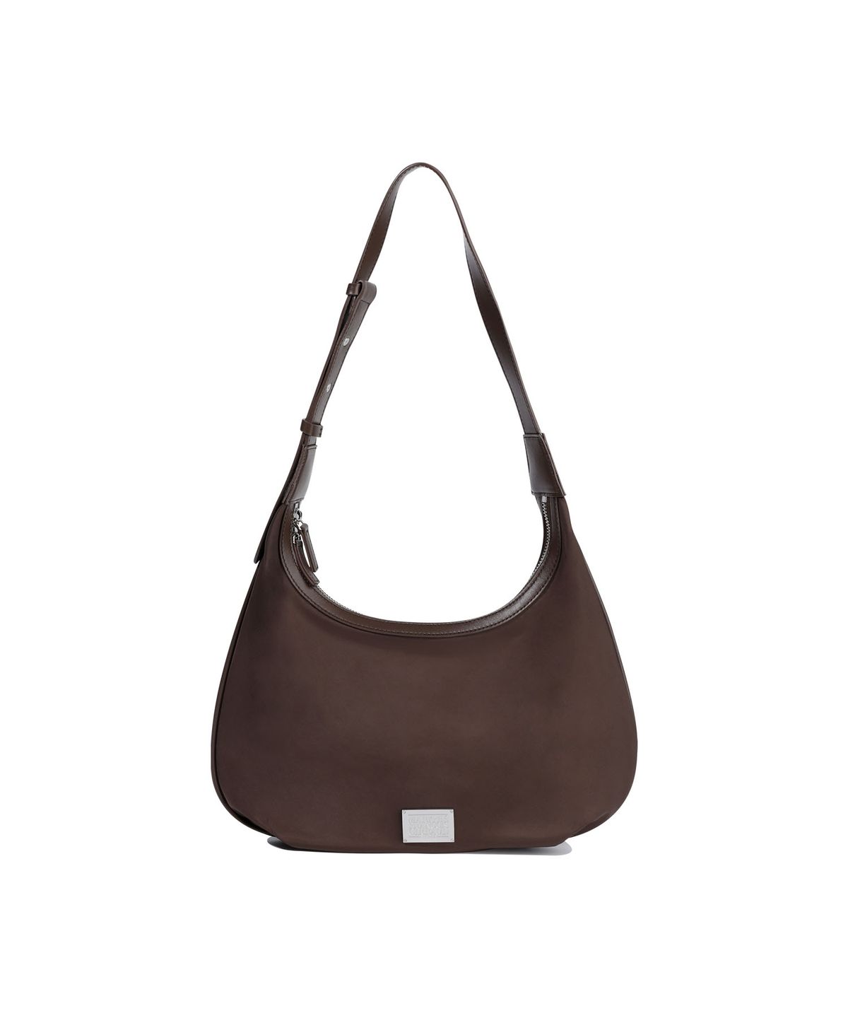 마리떼 프랑소와 저버(MARITHÉ + FRANҪOIS GIRBAUD) CLASSIC LOGO ROUND SHOULDER BAG brown