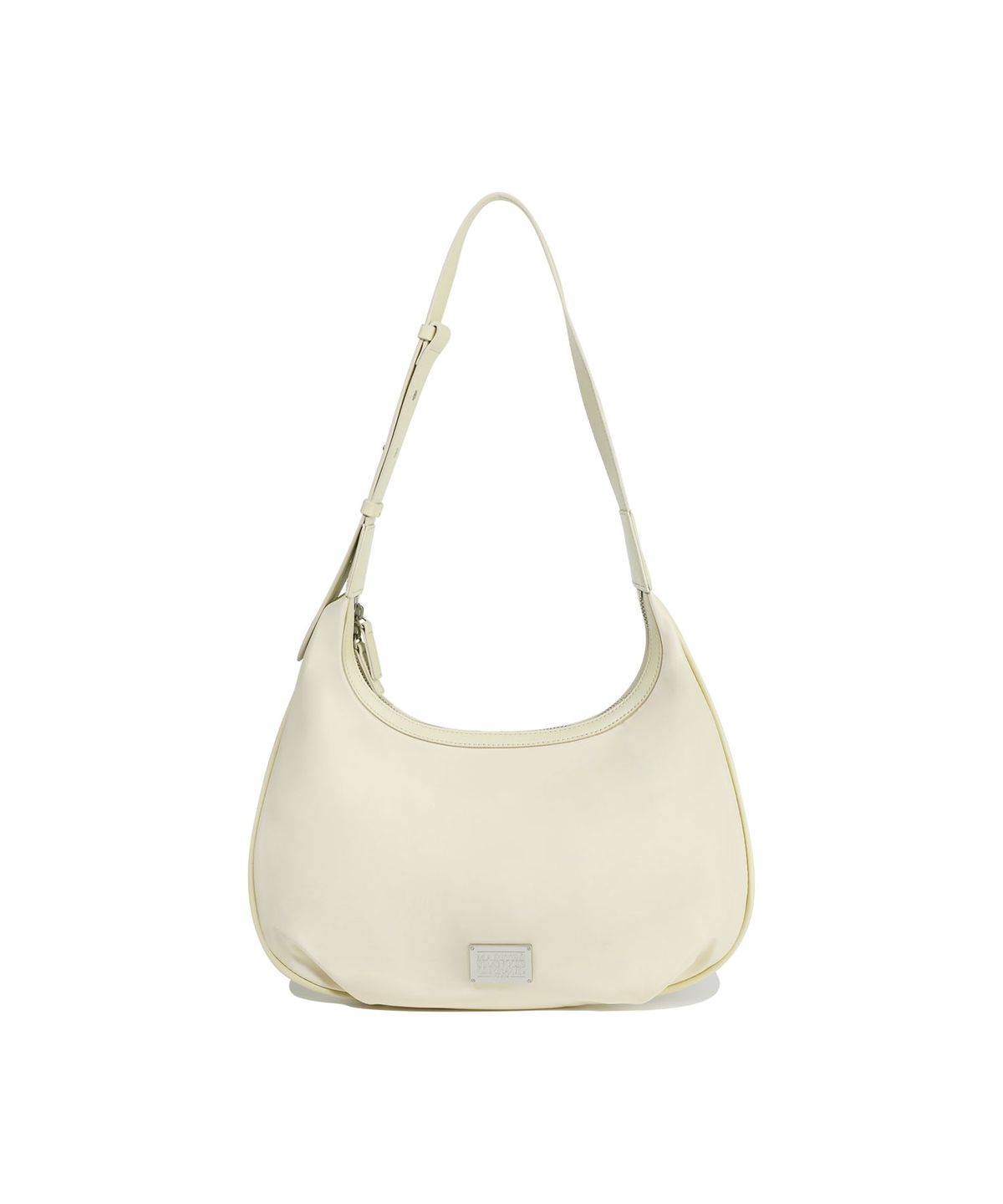 마리떼 프랑소와 저버(MARITHÉ + FRANҪOIS GIRBAUD) CLASSIC LOGO ROUND SHOULDER BAG light beige
