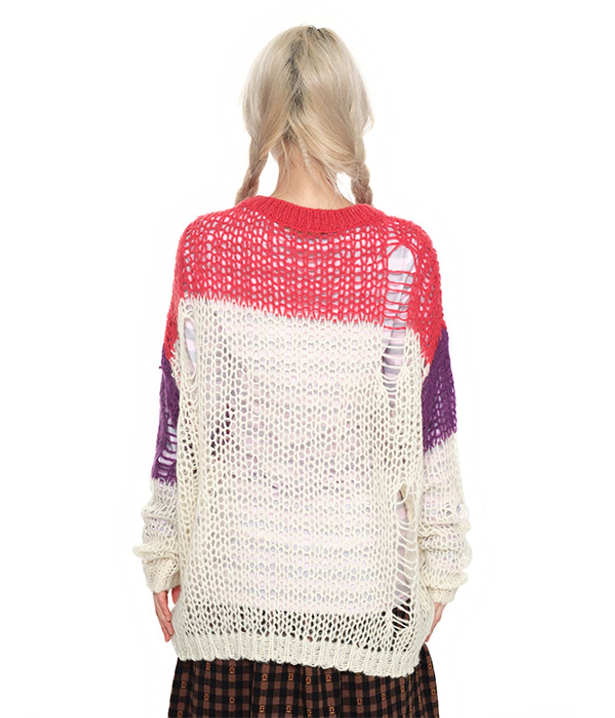 유쓰배쓰(YOUTHBATH) Open Weave Mesh Knit_mix