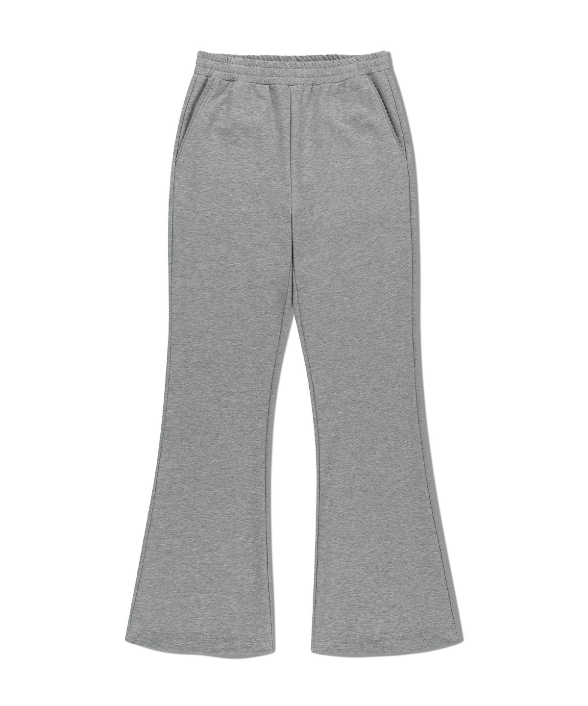 마리떼 프랑소와 저버(MARITHÉ + FRANҪOIS GIRBAUD) W LACE POINT BOOTS CUT SWEAT PANTS heather gray