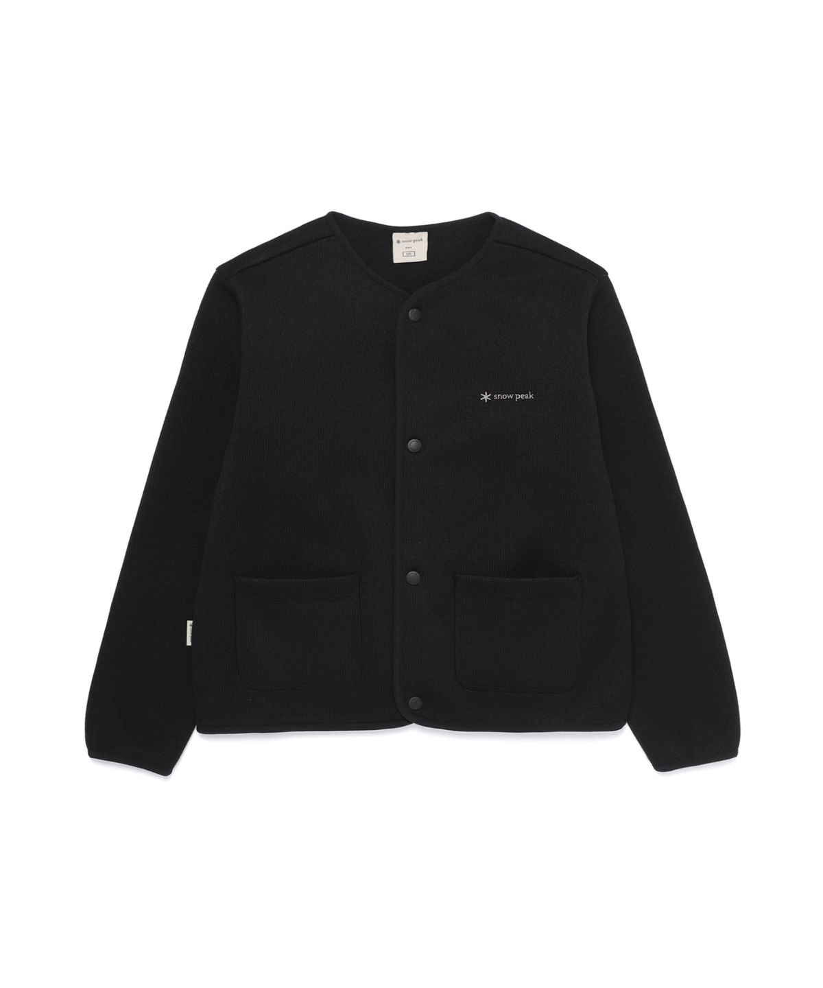 스노우피크 어패럴 키즈(SNOWPEAK APPAREL KIDS) 키즈 니트 가디건 (S25WKFFJ80) Black