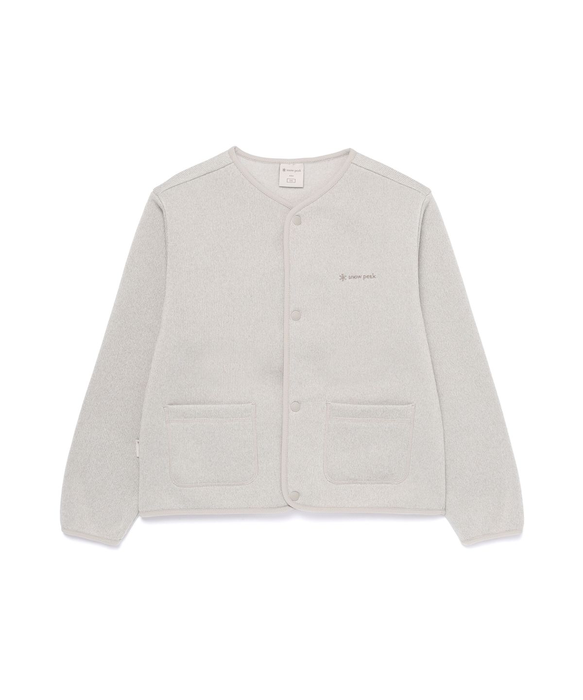 스노우피크 어패럴 키즈(SNOWPEAK APPAREL KIDS) 키즈 니트 가디건 (S25WKFFJ80) Sand Beige