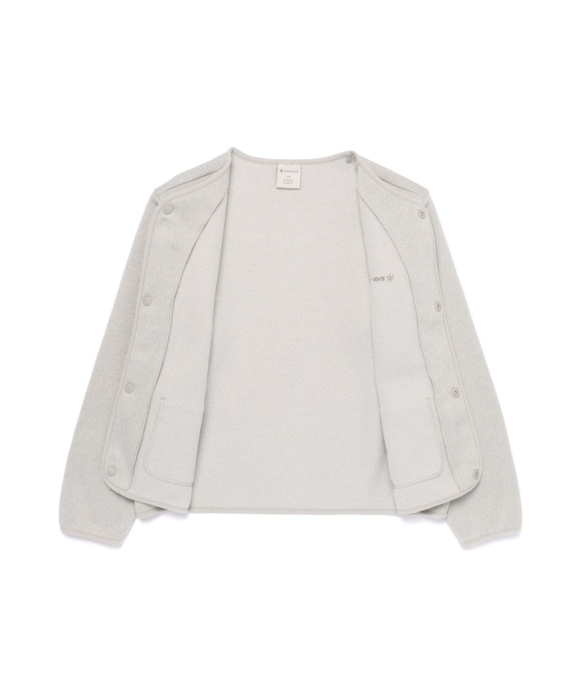 스노우피크 어패럴 키즈(SNOWPEAK APPAREL KIDS) 키즈 니트 가디건 (S25WKFFJ80) Sand Beige