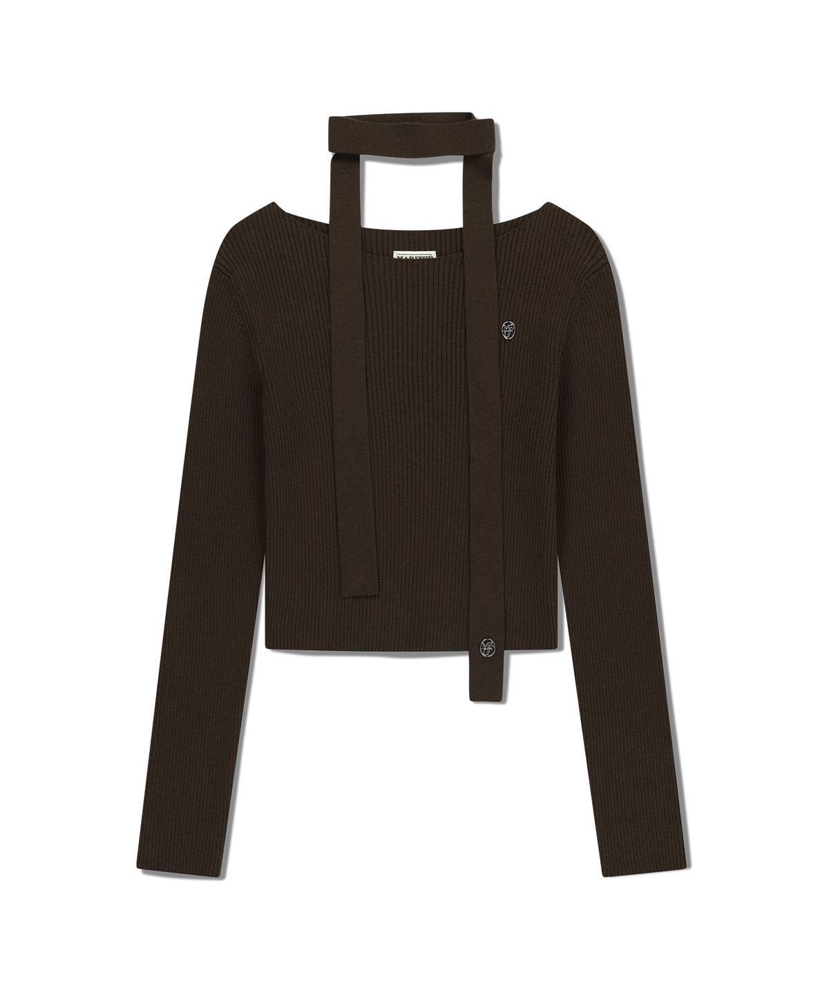 마리떼 프랑소와 저버(MARITHÉ + FRANҪOIS GIRBAUD) W MUFFLER SET KNIT brown