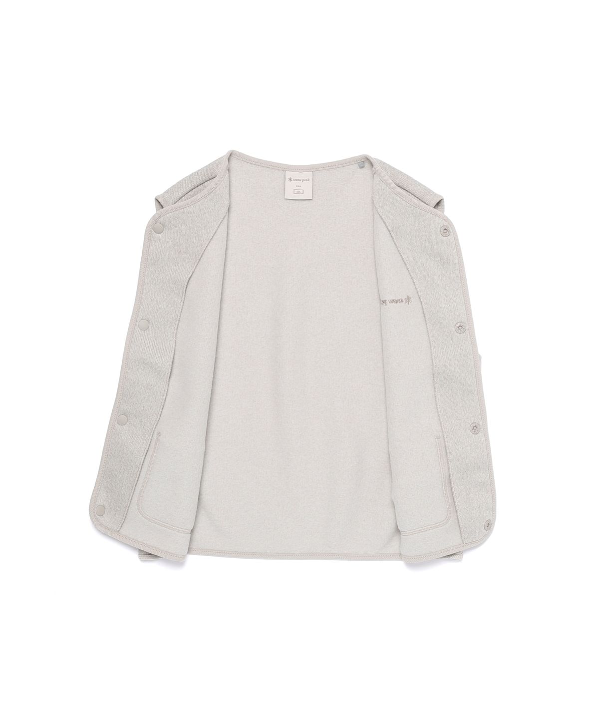 스노우피크 어패럴 키즈(SNOWPEAK APPAREL KIDS) 키즈 니트 베스트 (S25WKFVE80) Sand Beige
