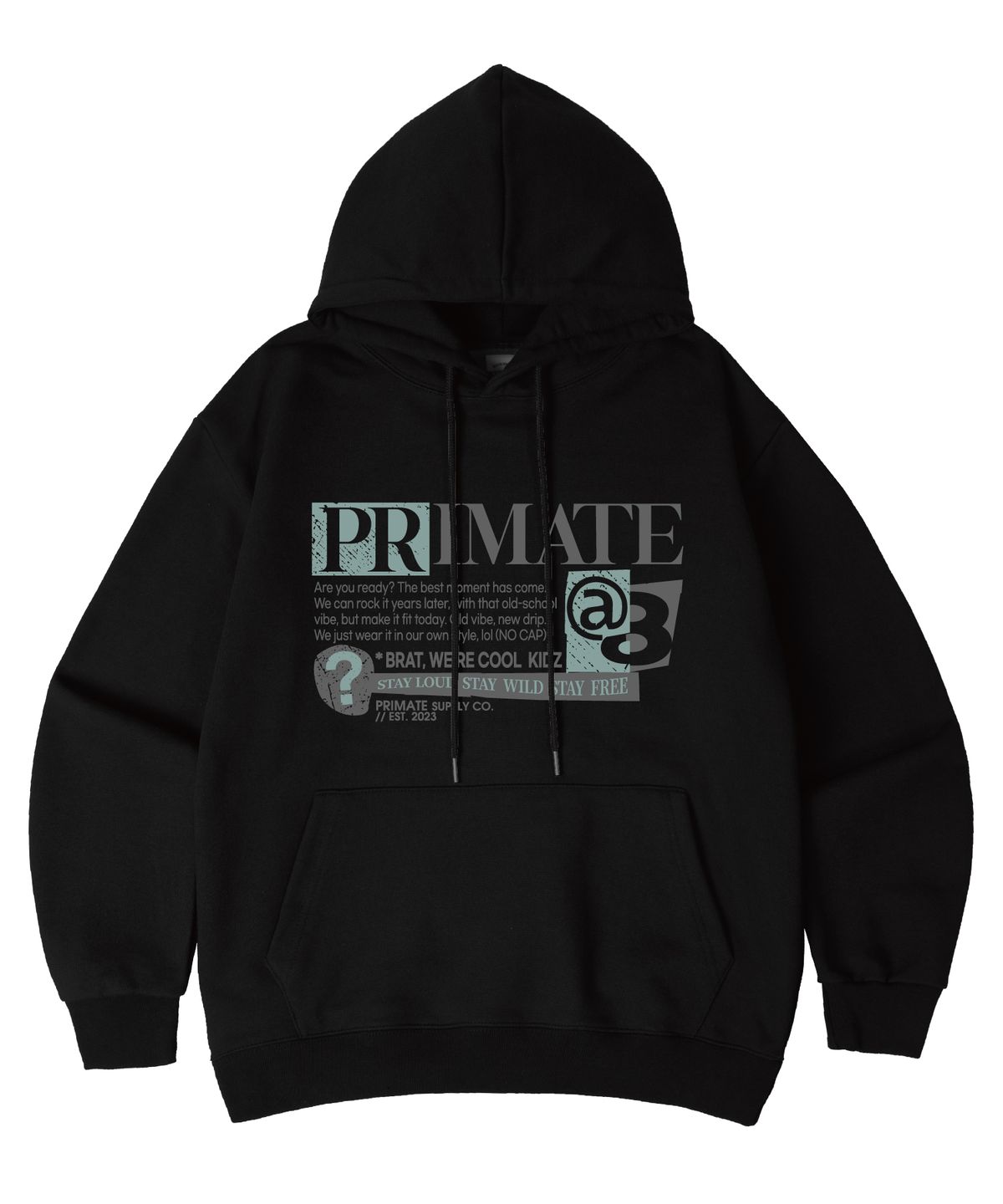 프라임에이트(PRIMATE) [기모/NO기모] PROBLEM 오버핏 후드 티셔츠 10 COLORS