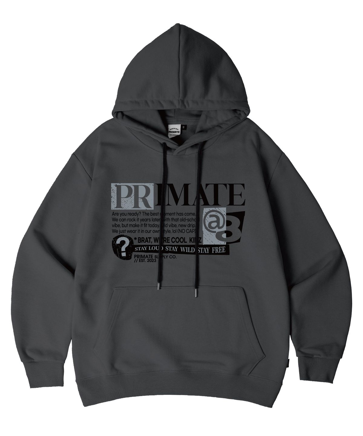 프라임에이트(PRIMATE) [기모/NO기모] PROBLEM 오버핏 후드 티셔츠 10 COLORS