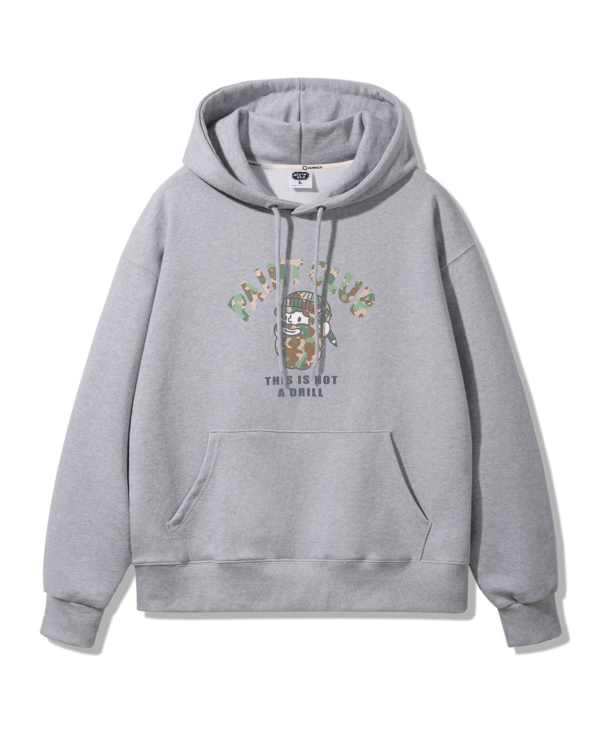 앨빈클로(ALVINCLO) CAMO PAINT CLUP 오버핏 후드티 AVH287 (2 COLOR)